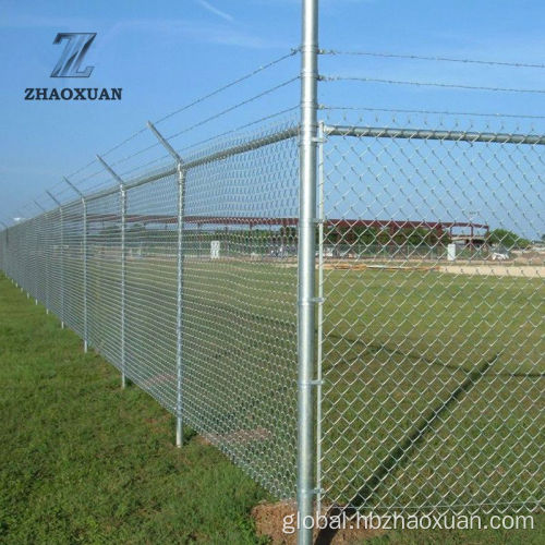 Chain Link Fence Galvanized PVC Coated Chain Link Fence Roll Factory